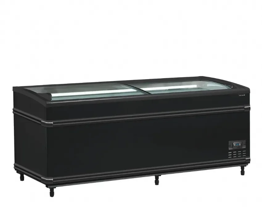 Remise Réfrigérateur convertible en congélateur de supermarché noir 786 l noir - 1856x858x832 mm
