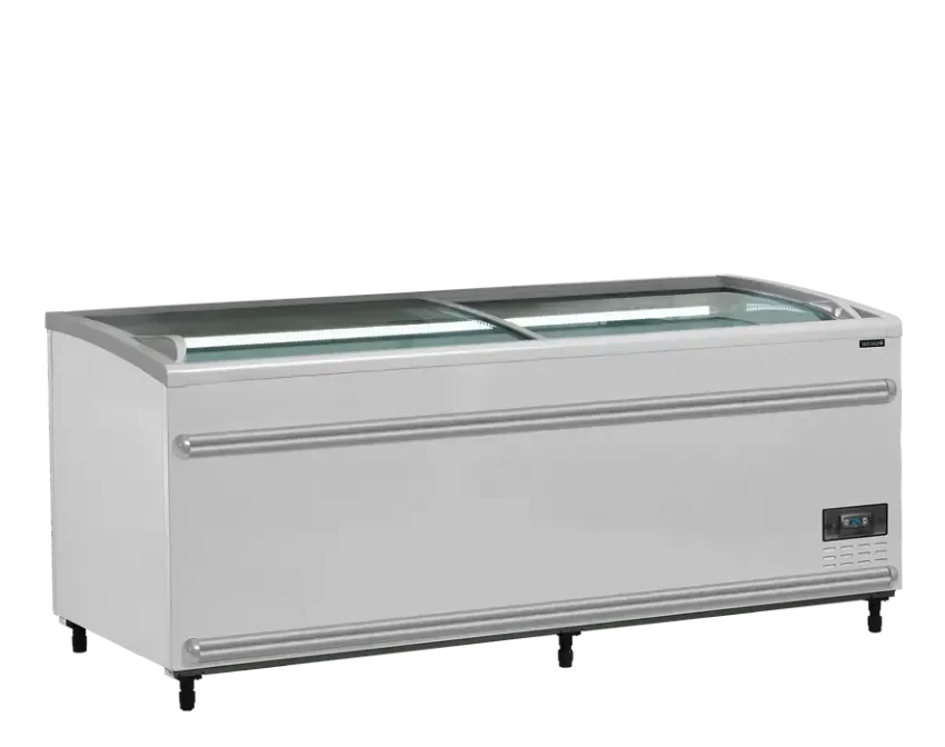 Retour Gratuit Réfrigérateur convertible en congélateur de supermarché 786 l blanc - 1856x858x832 mm