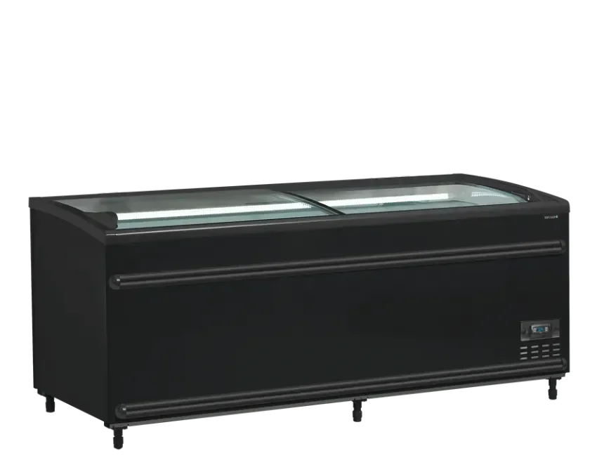 Réfrigérateur convertible en congélateur de supermarché 786 l noir - 1856x858x832 mm Réduction