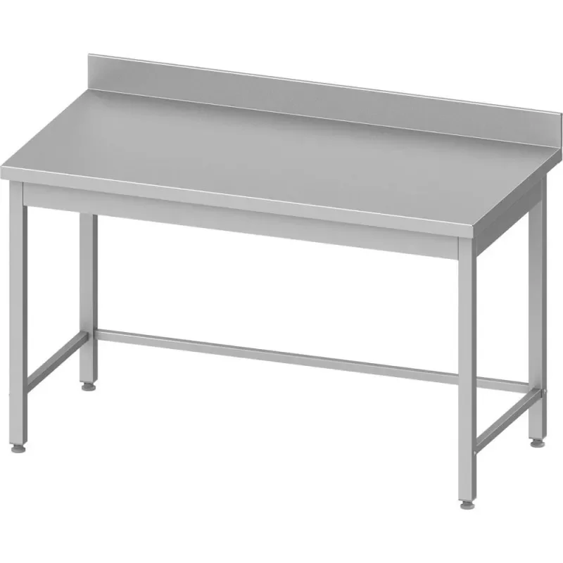 Table adossée sans étagère basse 600x600x850 mm à monter Authentique