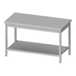Vente Flash Table centrale avec étagère basse 1200x600x850 mm à monter