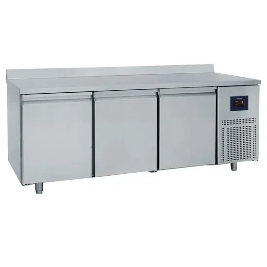 Table congélateur pâtisserie 3 portes inox format 600x400 mm et température -10/-22°c Petit Prix