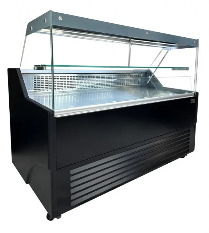 Offre Spéciale Vitrine réfrigérée murale noire 158 l - 1965x902x1230 mm