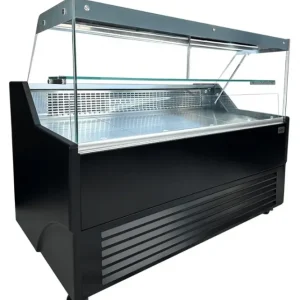 Vitrine réfrigérée murale noire 130 l - 1590x902x1230 mm Dernière Chance