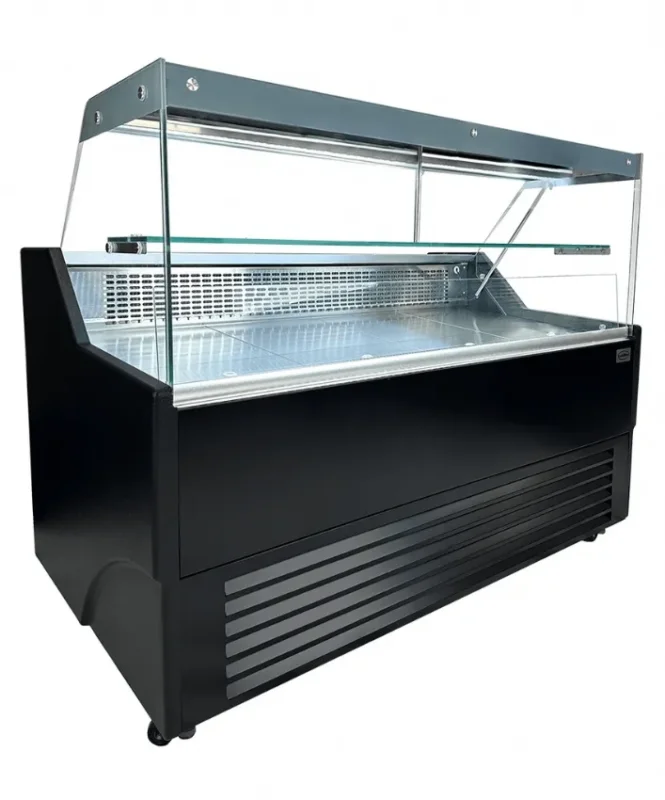 Vitrine réfrigérée murale noire 130 l - 1590x902x1230 mm Dernière Chance