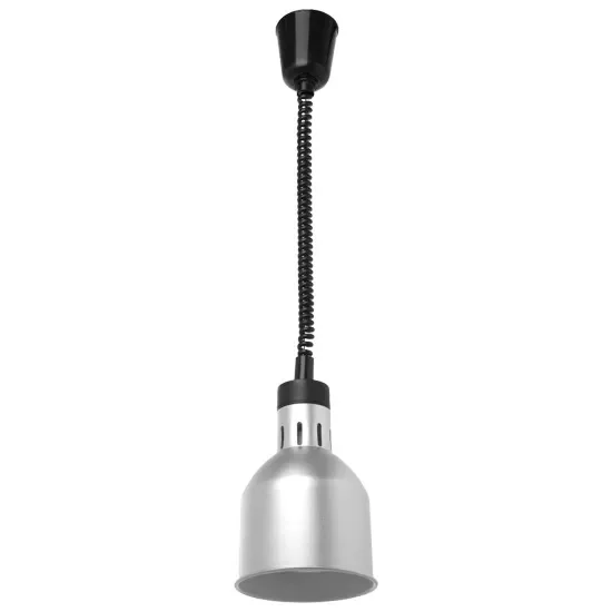 Prix Cassé Lampe chauffante infrarouge argent réglable hauteur avec 70 à 150 cm