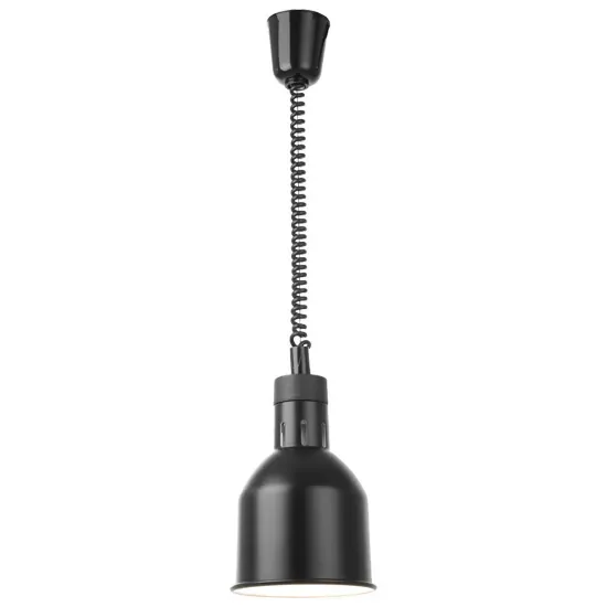 Vente Flash Lampe infrarouge réglable noire avec hauteur 70-150 cm et 175 x 175 x 700 mm