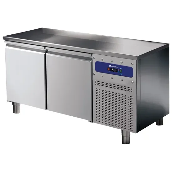Table réfrigérée inox 2 portes gn 1/1 température -2/+8°c Prix Bas