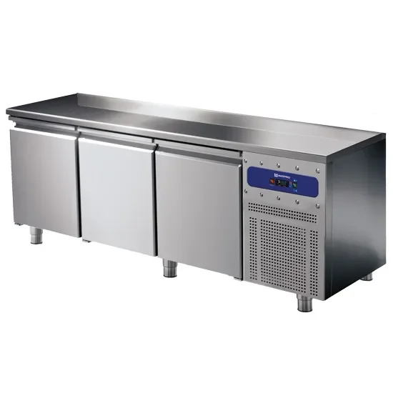 Retour Gratuit Table congélateur inox 3 portes 600 mm température -10/-20°c