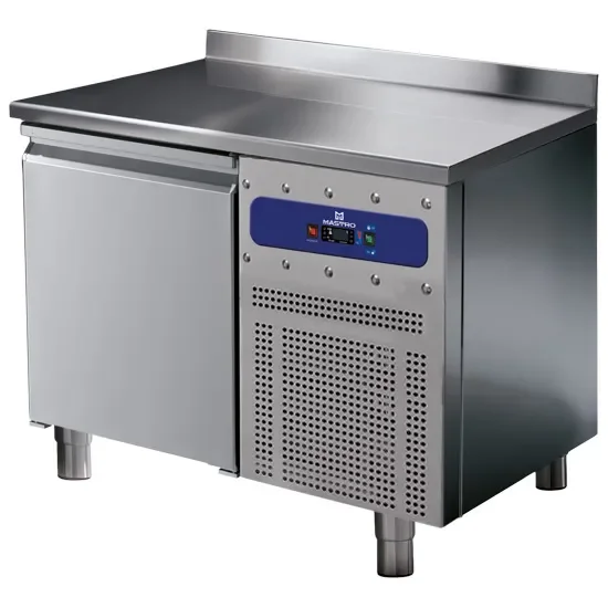Table congélateur 1 porte inox avec dosseret gn 1/1 température -10/-20°c Jusqu’à Épuisement Des Stocks