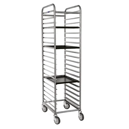 Achat Immédiat Chariot pour plaques en 20x 600x400 mm h=75 mm - 495x660x1850 mm