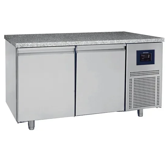 Super Prix Table congélateur pâtisserie 2 portes dessus granit 600x400 température -10/-22°c