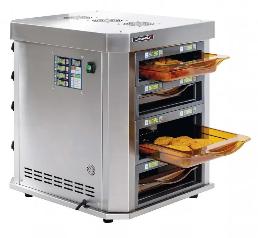 Prix Réduit Coffre maintien chaud vertical avec 4 bacs gn1/1 puissance 3000 w inox