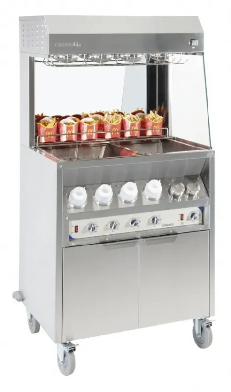 Offre Exclusive Poste de salage chauffe sauce à poser monophasé puissance 2600 w inox