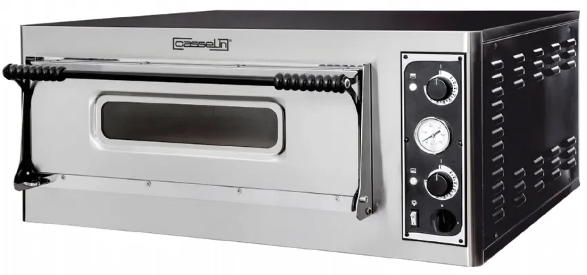 Four à pizza électrique 1 chambre 6 pizzas diamètre 32 cm triphasé Meilleur Prix