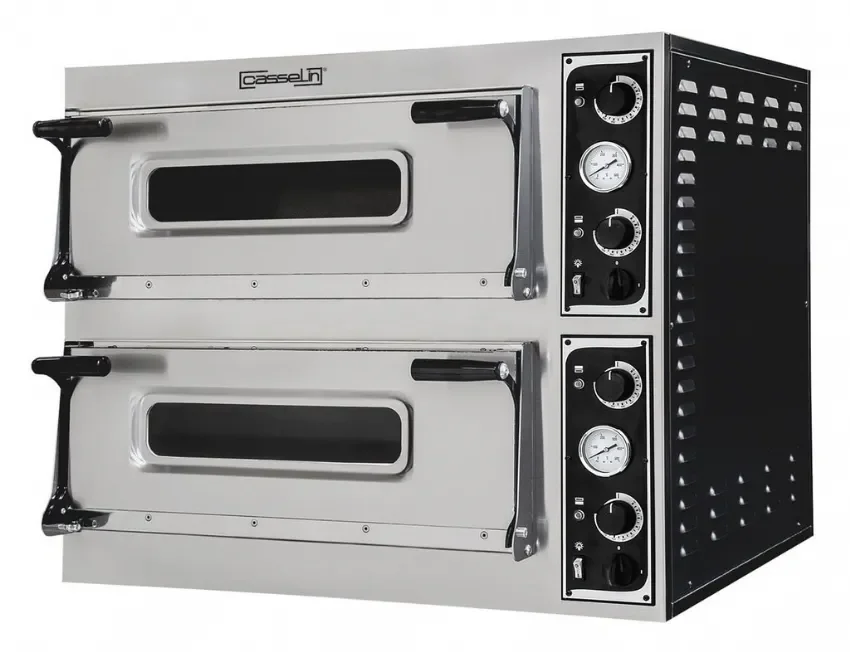 Four à pizza électrique 2 chambres 8 pizzas diamètre 40 cm triphasé Retour Gratuit
