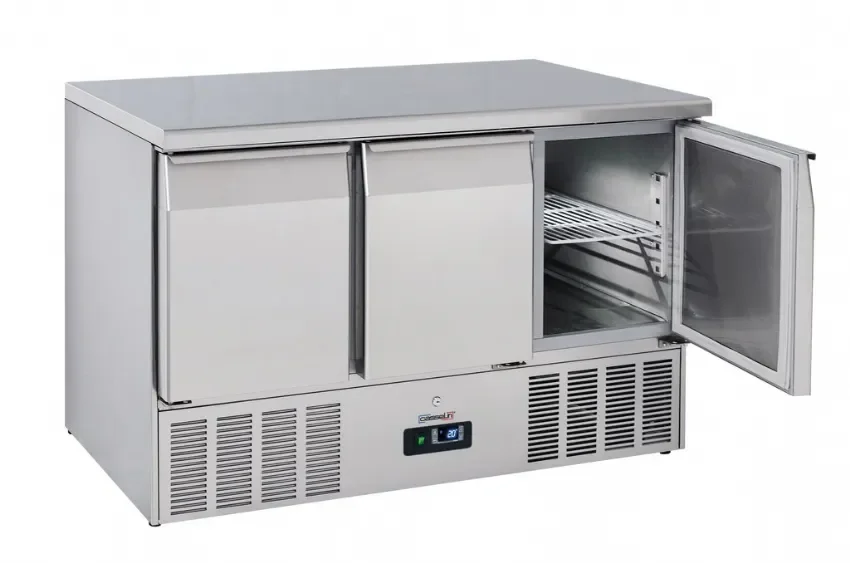 Saladette réfrigérée 3 portes gn 1/1 classe climatique 4 température +0/+8°c Must-Have