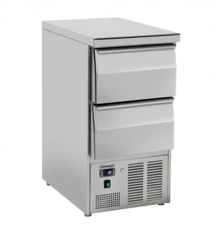 Saladette réfrigérée 2 tiroirs gn 1/1 classe 4 température +0/+8°c Meilleur Choix