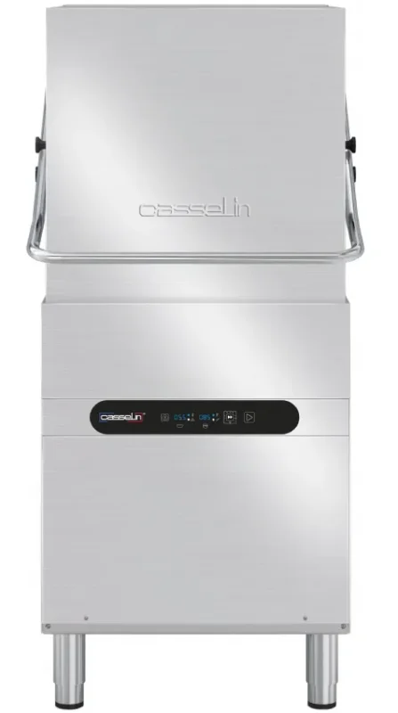 Lave-vaisselle à capot triphasé avec pompe de vidange panier 500x500 mm inox Produit De Marque