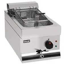Friteuse professionnelle de comptoir 1 panier électrique 9l avec vidange - 300x632x330 mm Vente Directe