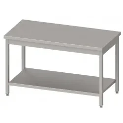 Table centrale basse avec étagère 1000x700x600 mm à monter Usine Directe