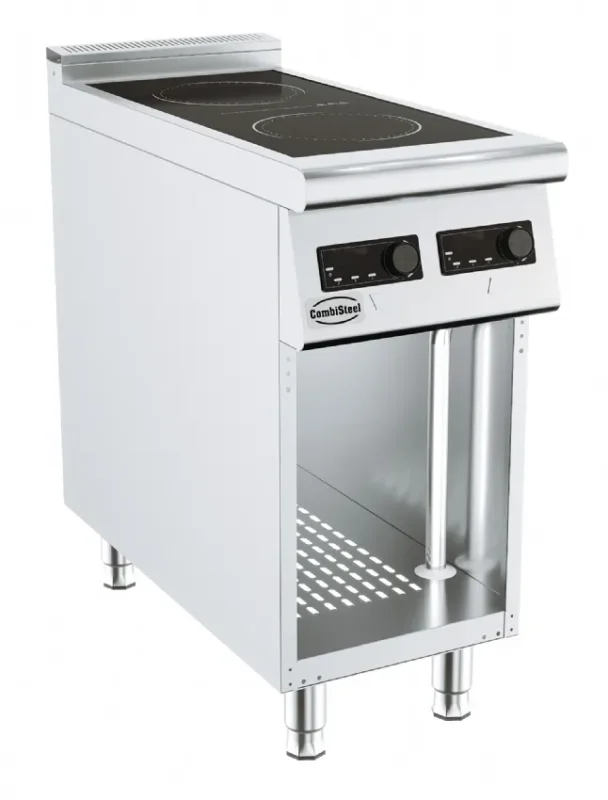 Cuisinière induction triphasé 2 plaques - 400x900x900 mm Promotion Saisonnière