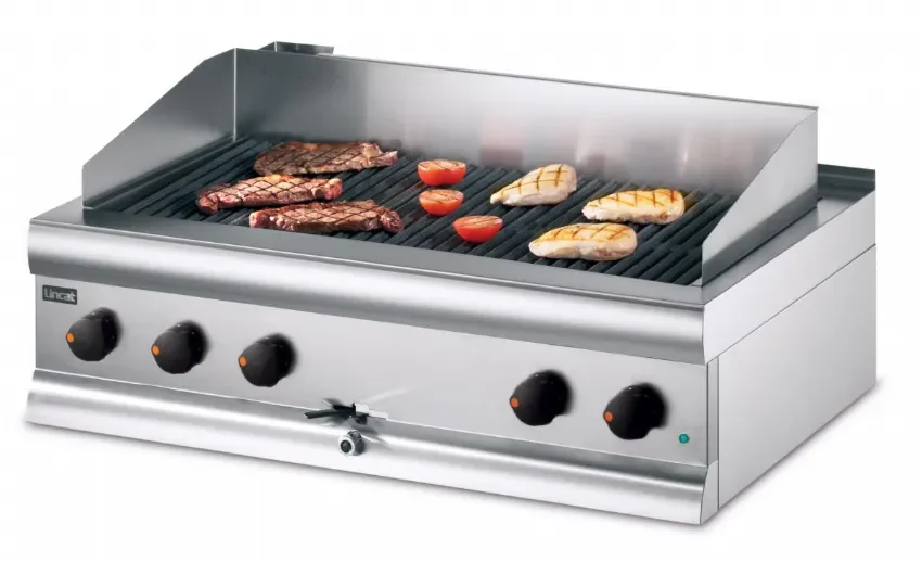 Prix Promo Grill à viande électrique avec cinq zones - 780x400 mm