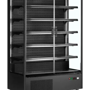 Vitrine réfrigérée pour supermarché 3m1 1292 l noire - 1310x740x2050 mm Seulement Aujourd’hui