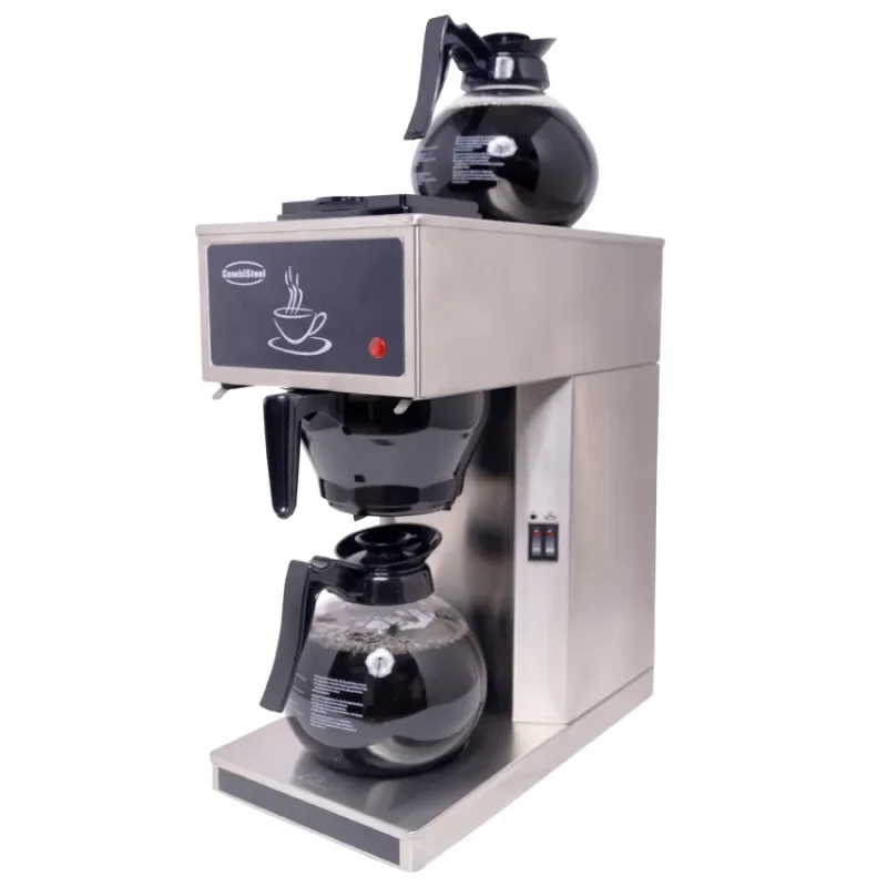 Vente Directe Machine à café professionnelle 2 carafes en verre 1.8 l - 205x405x455 mm