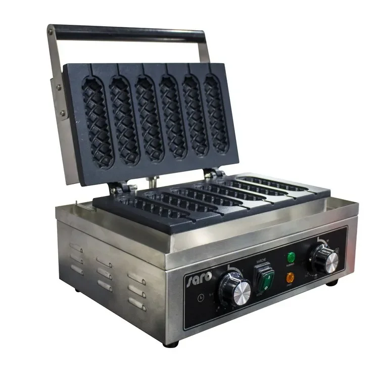 Prix Promo Gauffrier electrique professionnel 6 gauffres