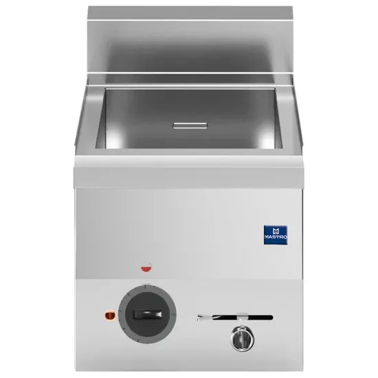 Dernière Chance Bain-marie électrique de table inox avec 1x gn 1/2 et 1x gn 1/4 h=150 mm
