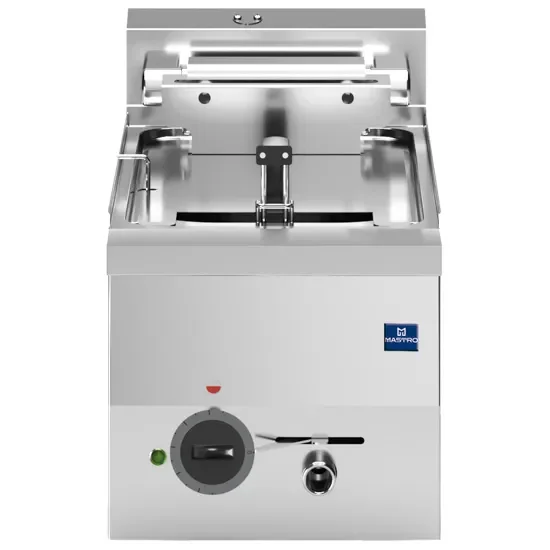 Retour Gratuit Friteuse électrique de table triphasée inox avec cuve 10 l puissance 9 kw