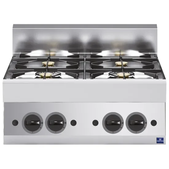 Fourneau à gaz 4 feux vifs puissance 17,2 kw - 700 x 650 x 300 mm Super Prix