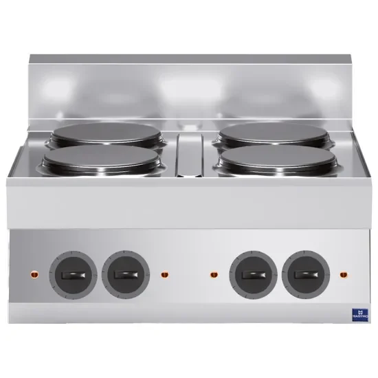 Plan de cuisson électrique à poser 4 plaques triphasé puissance 10,4 kw Prix Cassé