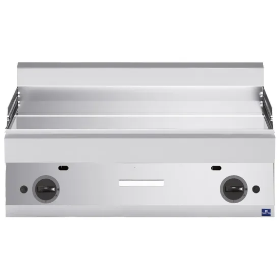 Livraison Express Plaque à snacker gaz à poser plaque chromée lisse puissance 11,4 kw