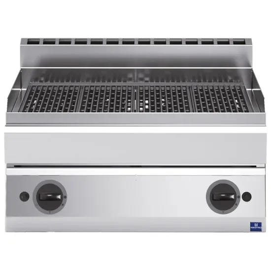 Réduction Gril à gaz de table inox à poser puissance 15 kw - 700 x 650 x 300 mm