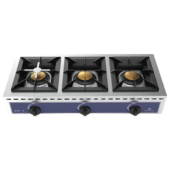 Bon Plan Plaque de cuisson gaz 3 brûleurs méthane puissance 21 kw - 1010 x 510 x 200 mm