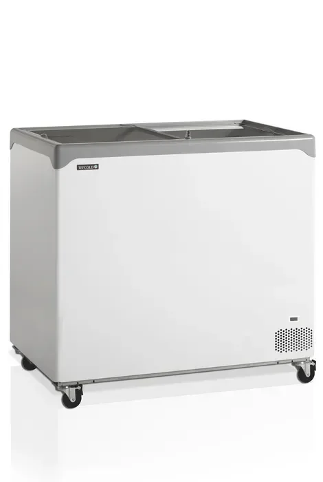Bon Marché Congélateur bahus blanc vitré plats coulissante 218 l -14/-24 °c - 1030x650x885 mm