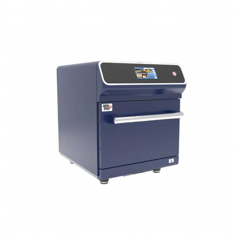 Top Vente Four à cuisson rapide électrique bleue - 460x675x660 mm