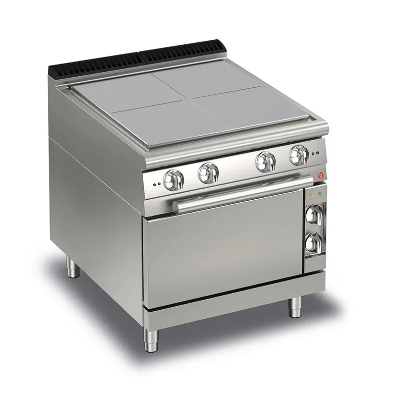 Pas Cher Fourneau électrique monobloc 4 zones sur four électrique - 800x700x870 mm
