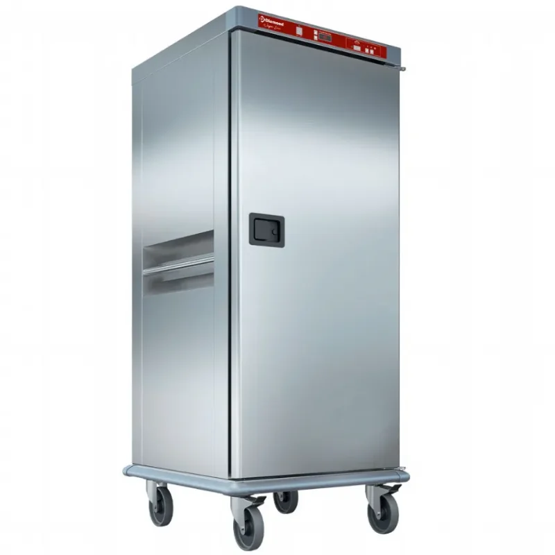 Satisfait Ou Remboursé Chariot chauffant pour repas avec chauffage et humidification contrôlés - 20 gn 2/1