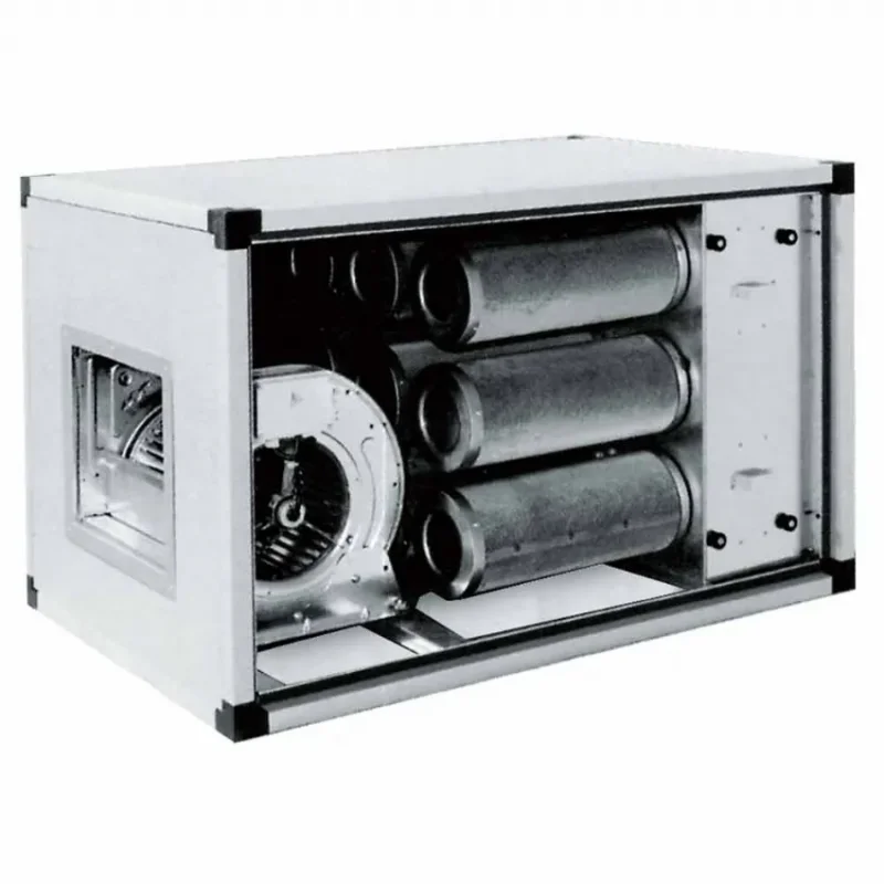 Commander Maintenant Groupes extraction pour hotte de cuisine pro à charbon actif avec un débit de 1400 m3/h et 1 vitesse