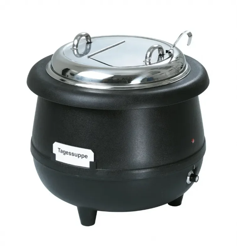 Achat Immédiat Soupière gourmet noire 10 litres - 390x390x380 mm