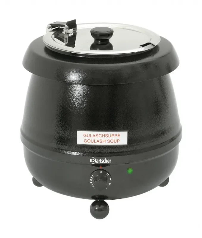 Soupière noire 9 litres - 345x345x360 mm Prix Cassé