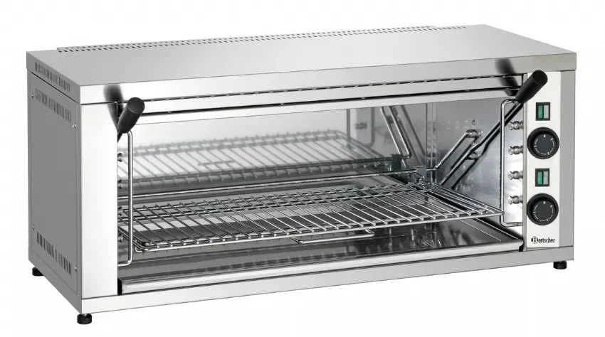 Jusqu’à Épuisement Des Stocks Salamandre infrarouge 2 zones chauffantes grille réglable - 880x550x390 mm