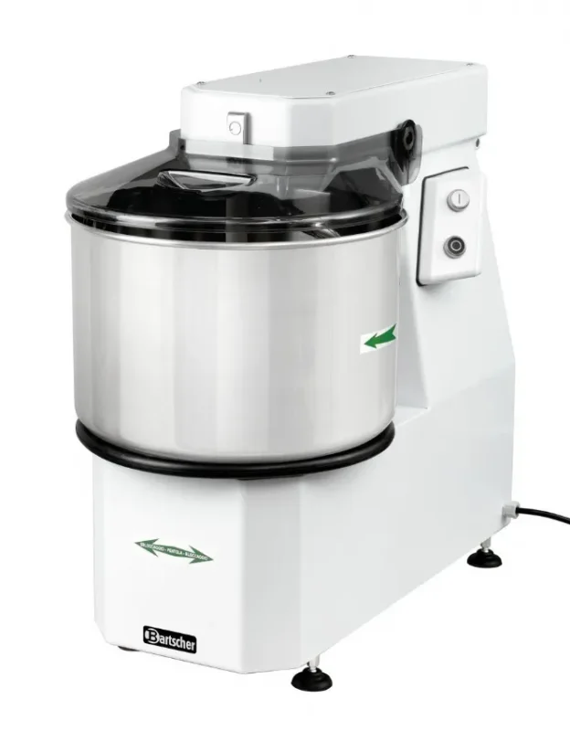 Produit De Marque Pétrin monophasé avec tête inclinable et cuve amovible 18kg/22l - 350x650x620 mm