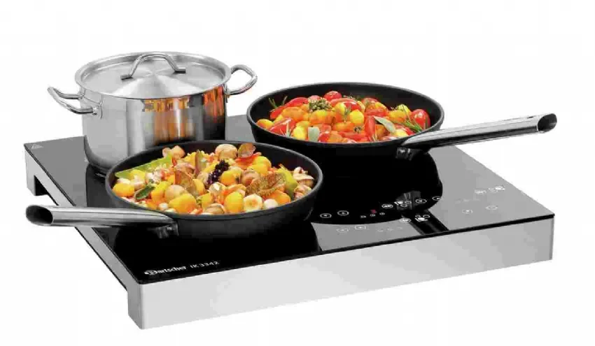 Plaque à induction professionnelle 3 zones de cuissons - 510x485x65 mm Expédition Rapide