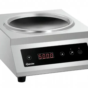 Wok à induction à poser 1 zone de cuisson avec commande tactile 5000 w - 400x525x195 mm Commander Vite