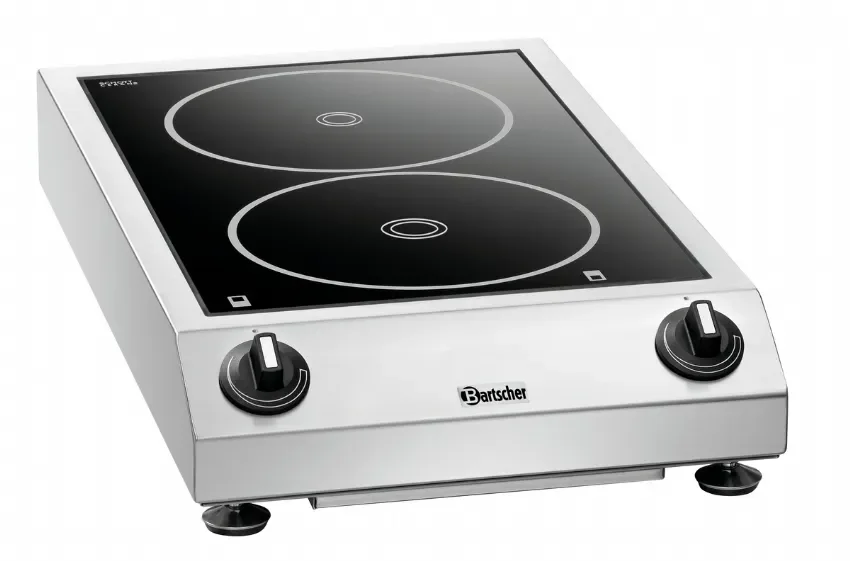 Plaque à induction professionnelle 2 zones de cuissons vertical 3500 w - 340x590x110 mm Bon Plan