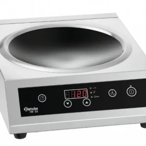 Wok à induction à poser 1 zone de cuisson avec commande tactile 3500 w - 340x440x125 mm Solde